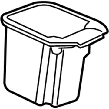 GM 95439366 Compartment Box, Black