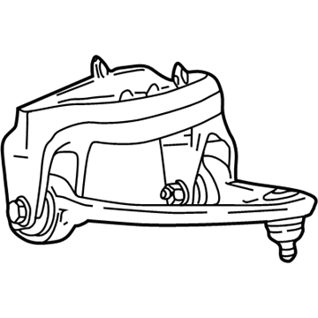 2003 Cadillac CTS Control Arm Bracket - 25752924