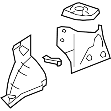 GM 22882807 Apron Assembly, Front Inner Driver Side