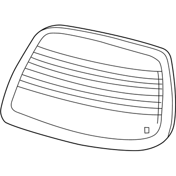 GM 22729679 Back Glass, Rear GM 22729679 Back Glass, Rear