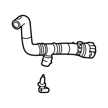 Chevy Radiator Hose - 85136680