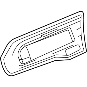 GM 84899547 Nameplate, Front Passenger Side GM 84899547 Nameplate, Front Passenger Side