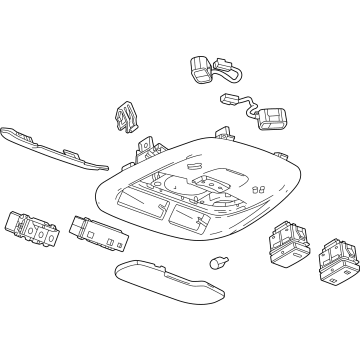 Chevy 42847468 Overhead Console