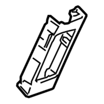 Cadillac 25831757 Upper Center Pillar Trim Insert