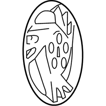 Pontiac Aztek Wheel Cover - 9593764