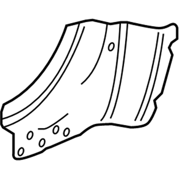 Cadillac 23287543 Rocker Reinforcement