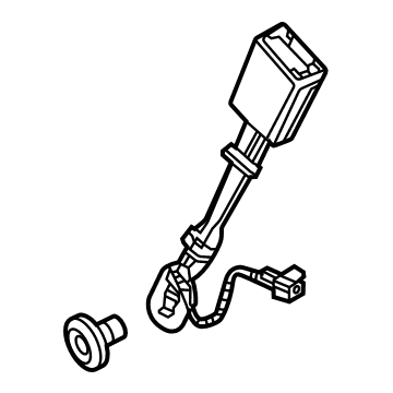 Chevy Corvette Seat Belt - 84609112