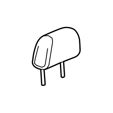 GM 84680145 Headrest, Black, Front