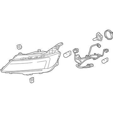 2018 Chevy Impala Headlight - 84178024