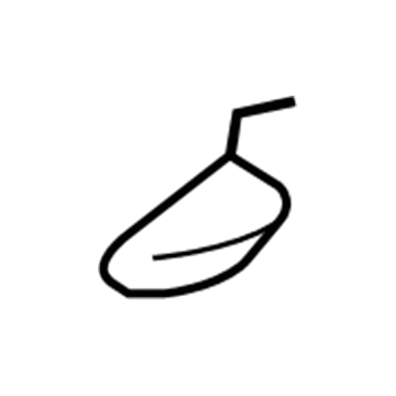 Pontiac 22704565 Windshield Pillar Trim Cap