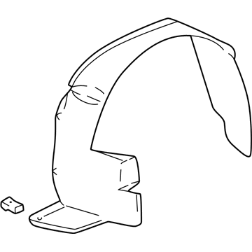 Pontiac Aztek Fender Splash Shield - 10412851