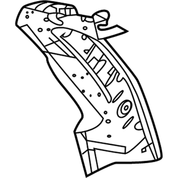 GM 84193646 Rear Pillar, Passenger Side