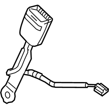 2012 Chevy Camaro Seat Belt - 19257766