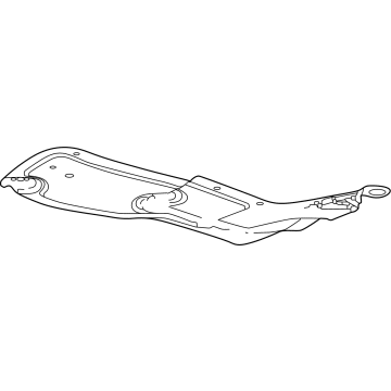 GM 23363171 Under Cover, Passenger Side GM 23363171 Under Cover, Passenger Side