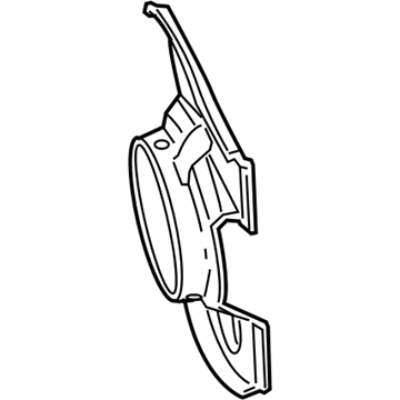 Pontiac Brake Backing Plate - 92053038