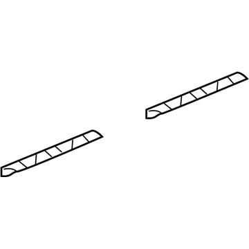 Pontiac 15939524 Rocker Molding Bracket