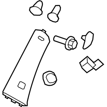 Chevy 20962790 Windshield Pillar Trim