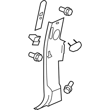 Chevy 22871288 Lock Pillar Trim