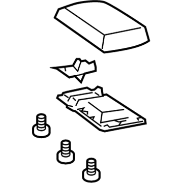 GM 15779836 Armrest, Titanium GM 15779836 Armrest, Titanium
