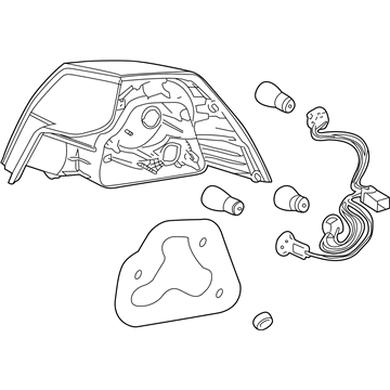 Pontiac Back Up Light - 92202360