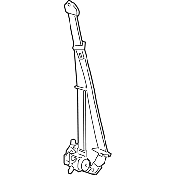 GMC Sierra 2500 HD Seat Belt - 19260176