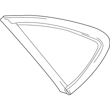 Buick 22915502 Quarter Glass