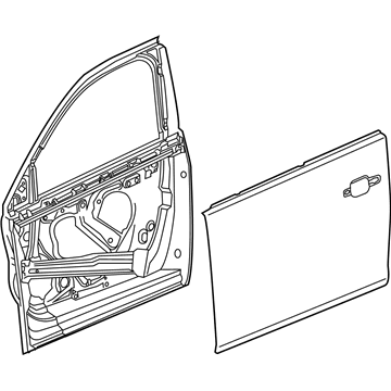 GM 84263562 Door Shell, Front Driver Side
