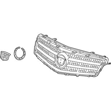 Cadillac 22976330 Grille Assembly
