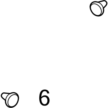 Chevy 11589289 Fender Liner Retainer