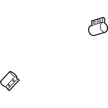 Buick 13278370 Center Muffler Clamp