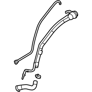 Pontiac Fuel Filler Hose - 10382900