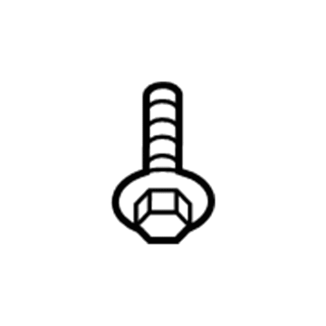 Chevy 11609457 Upper Trim Panel Bolt