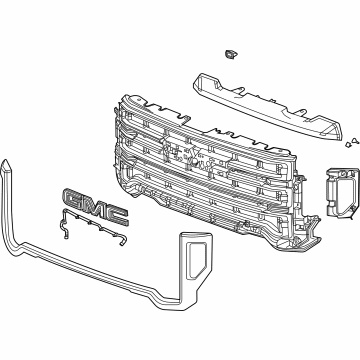 GMC 84656389 Grille