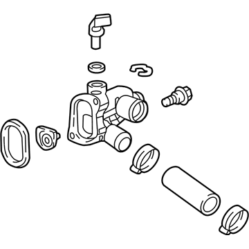 Buick 12656446 Water Outlet