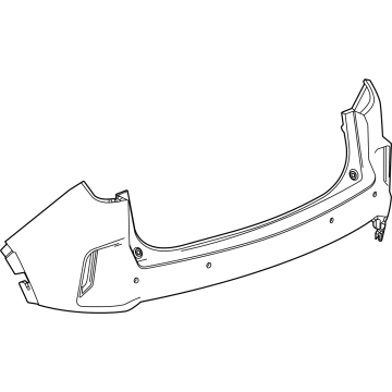 Cadillac 42868612 Bumper Cover