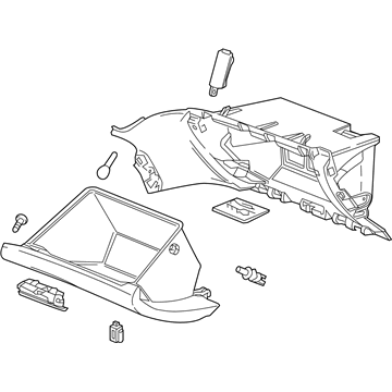 Cadillac 85577993 Glove Box Assembly