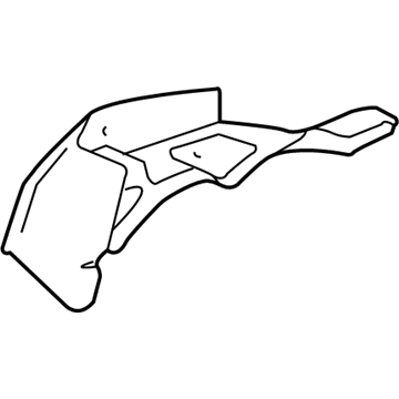 GM 20951293 Outer Reinforcement, Passenger Side GM 20951293 Outer Reinforcement, Passenger Side