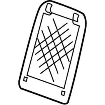 Chevy 88996365 Rear Trim Panel