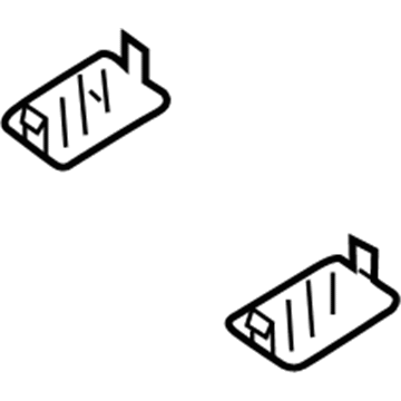 GM 15634540 Lamp Lens, Driver Side GM 15634540 Lamp Lens, Driver Side