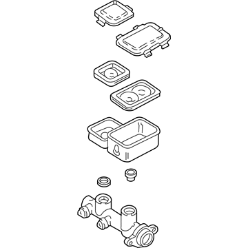 GMC V2500 Brake Master Cylinder - 18013440