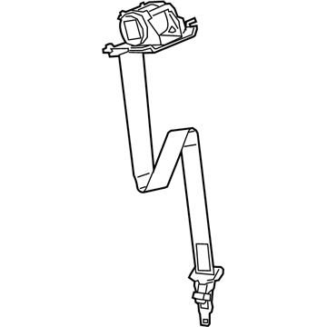 Cadillac Escalade Seat Belt - 19302997