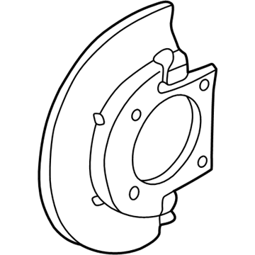 Chevy Avalanche 1500 Brake Backing Plate - 15716364