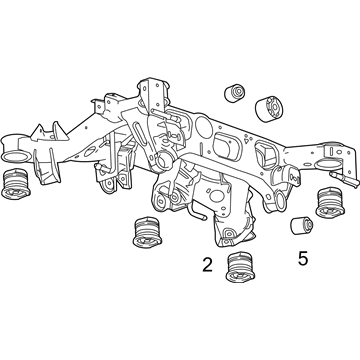 GM 84137715 Suspension Crossmember, Rear