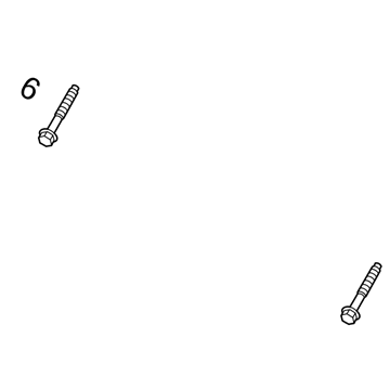 Cadillac 11611264 Suspension Crossmember Front Bolt
