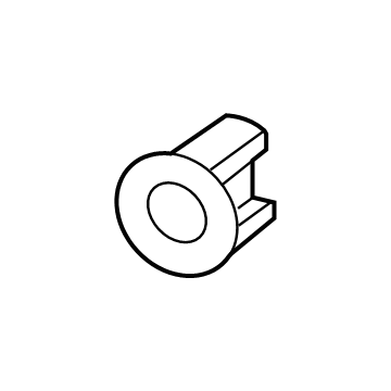 GMC 86543606 BRACKET,FRONT PARKING ASST ALARM SENSOR(SERVICE PRIMER)(PAINT TO MATCH)(S4 LOCATION 3)