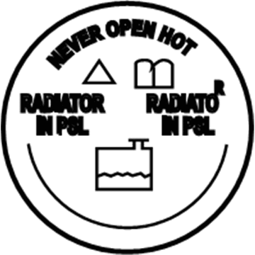 Pontiac 15063597 Caution Label