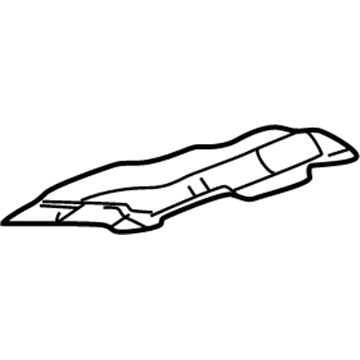 GM 10429487 Insulator, Black, Driver Side GM 10429487 Insulator, Black, Driver Side