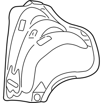 Pontiac Vibe Exhaust Heat Shield - 19185420