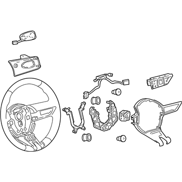 2012 Chevy Camaro Steering Wheel - 20945260