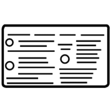 Saturn 13228558 Caution Label